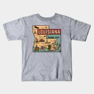 Louisiana - The Pelican State Kids T-Shirt